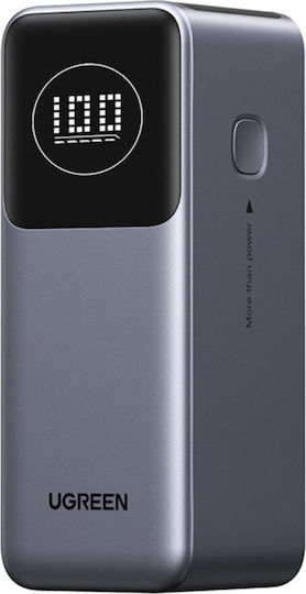 Ugreen PB724 Power Bank 12000mAh 100W with USB-A Port and USB-C Port Power Delivery / Quick Charge 3.0 Gray view 5