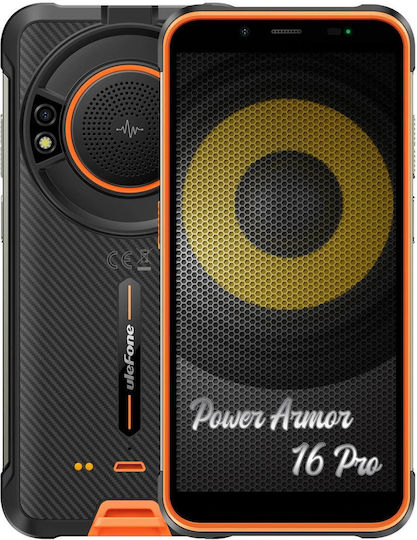 Ulefone Power Armor 16 Pro Dual SIM (4GB/64GB) Resistant Smartphone Orange view 1
