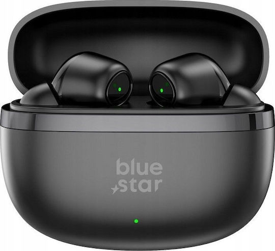 Blue Star AC20E In-ear Bluetooth Handsfree Earphones with Charging Case Black view 7