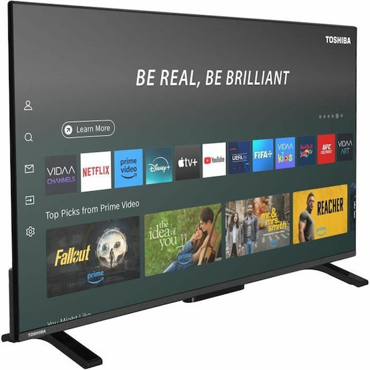 Toshiba Smart Television 40" 4K UHD QLED 40QV2F63DG HDR (2024) view 3