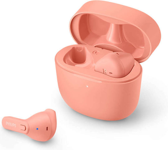 Philips TAT2236 Earbud Bluetooth Handsfree Earphones with Charging Case Light Pink view 2