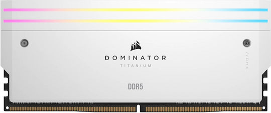 Corsair Dominator Titanium RGB XMP DDR5 64GB RAM with 4x16GB Modules and Speed 6000 for Desktop CMP64GX5M4B6000C36W view 4