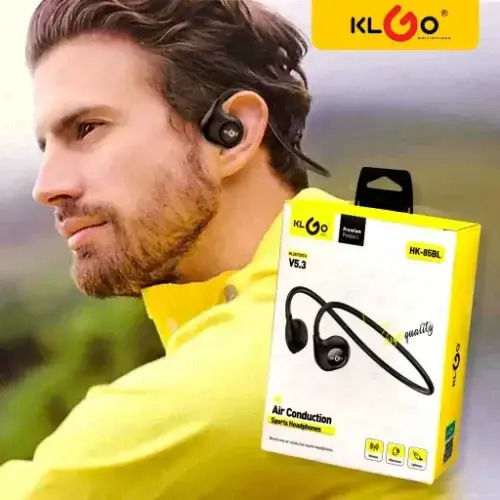 Klgo Hk-85bl Open Ear Bluetooth Handsfree Earphones Black view 3
