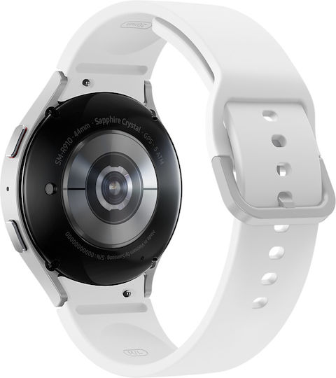 Samsung Galaxy Watch5 Aluminium 44mm Waterproof with Heart Rate Monitor (Silver) view 4