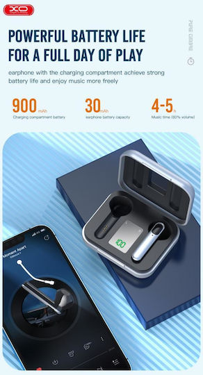 XO X14 TWS In-ear Bluetooth Handsfree Earphones with Charging Case Iron Gray vue 7