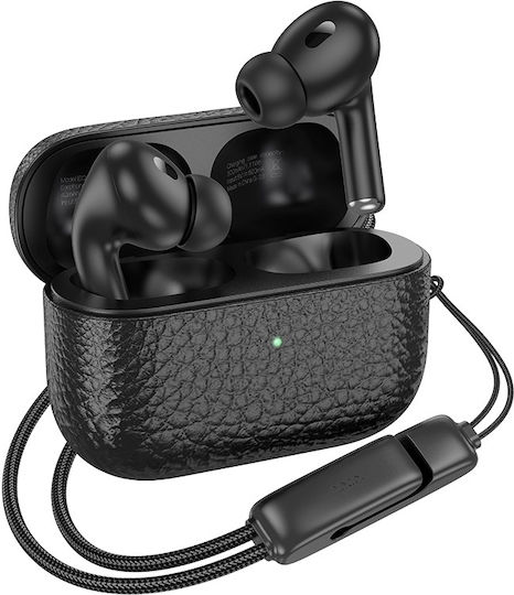 Hoco EQ9 Plus Duke In-ear Bluetooth Handsfree Earphones with Charging Case Black view 1