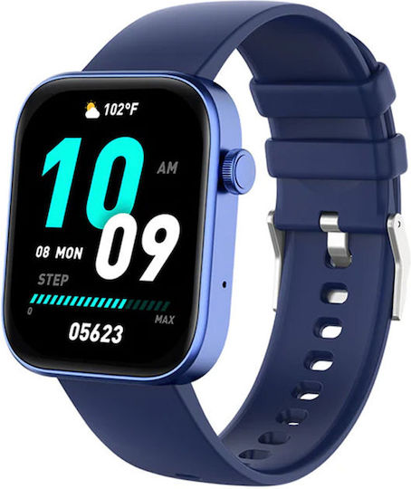 Colmi P71 45mm Smartwatch with Heart Rate Monitor (Blue)