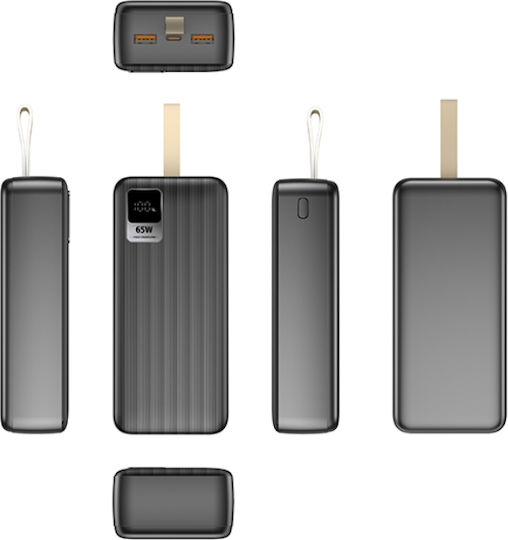 Naxius Power Bank 30000mAh 65W Black view 2
