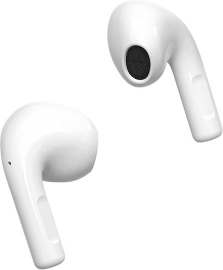 Jaym TS-123B In-ear Bluetooth Handsfree Earphones White view 2