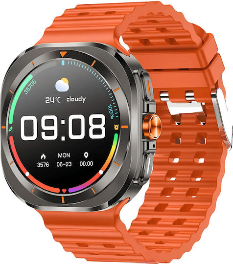 Z7 Ultra Smartwatch with Heart Rate Monitor (Orange)