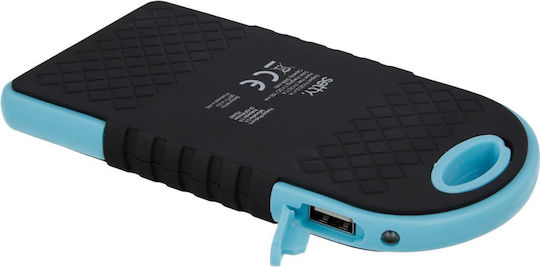 Setty R Solar Power Bank 5000mAh with 2 USB-A Ports Blue view 3