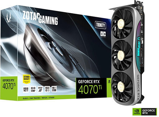 Zotac GeForce RTX 4070 Ti Super 16GB GDDR6X Trinity OC Graphics Card view 4