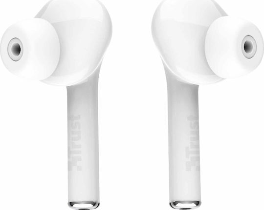 Trust Nika Touch In-ear Bluetooth Handsfree Earphones with Charging Case White view 5