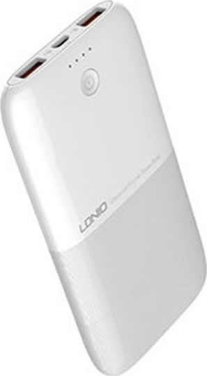 Ldnio PR1009 Power Bank 10000mAh with 2 USB-A Ports White