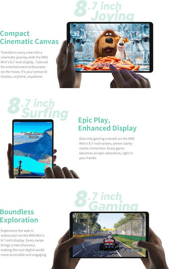 Teclast M50 Mini 4G 8.7" Tablet (6GB/128GB) Green vista 9