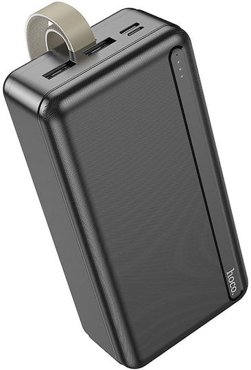 Hoco J91B Power Bank 30000mAh with 2 USB-A Ports and USB-C Port Black