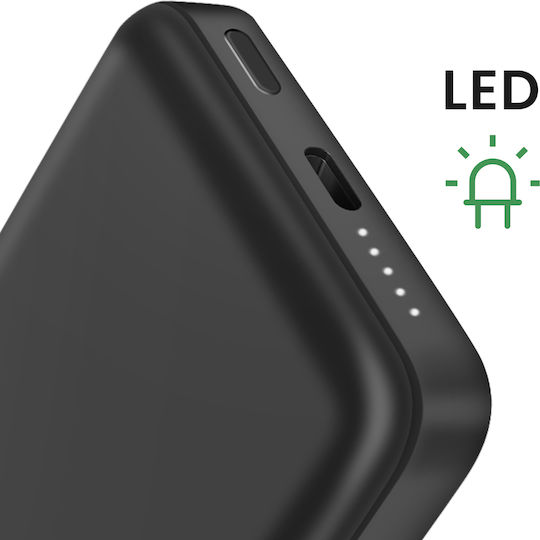 Akashi ALTPB8000WIRLV2 MagSafe Power Bank 10000mAh 20W with USB-C Port Power Delivery Black view 4