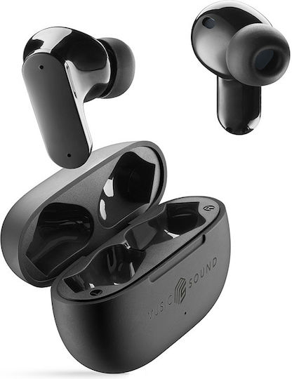 Cellular Line Music Sound Shield In-ear Bluetooth Handsfree Earphones with Charging Case Black