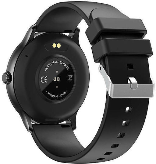 Colmi I10 Stainless Steel 44mm Smartwatch with Heart Rate Monitor (Black) view 2