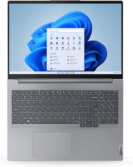 Lenovo ThinkBook 16 G6 IRL 16" IPS FHD+ (i5-1335U/16GB/512GB SSD/W11 Home) Arctic Grey (US Keyboard) vue 2