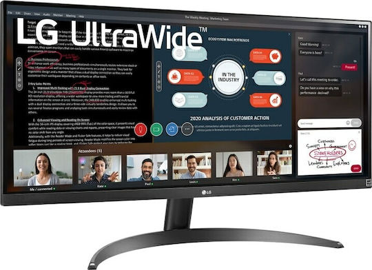 LG 29WP500-B Ultrawide IPS HDR Monitor 29" FHD 2560x1080 with Response Time 5ms GTG view 3