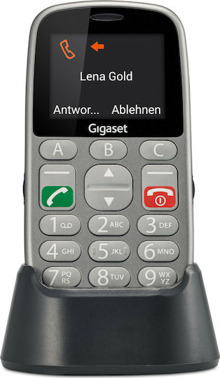 Gigaset GL 390 Dual SIM Mobile with Large Buttons Grey view 5