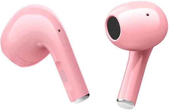 Onikuma T35 In-ear Bluetooth Handsfree Earphones with Charging Case Pink view 4