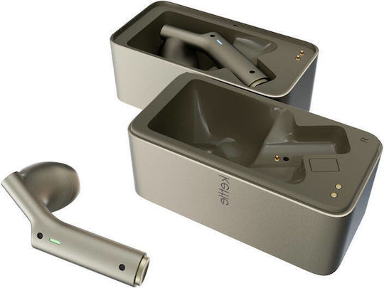 Timekettle W4 Translation Earbuds Bluetooth Handsfree Headphones with Charging Case Gold view 5