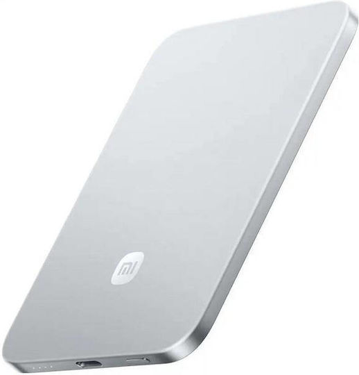 Xiaomi UltraThin Magnetic MagSafe Power Bank 5000mAh 15W with USB-C Port Silver view 3