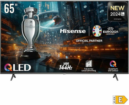Hisense Smart Television 65" 4K UHD QLED Pro 65E7NQ HDR (2024) view 2