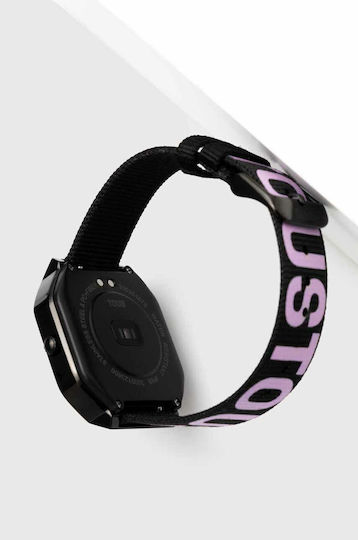 Tous B-Connect Smartwatch with Heart Rate Monitor (Nylon Strap And Lilac Silicone Strap) view 2