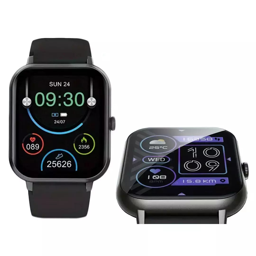 Verk Group ZL54CJ Smartwatch with Heart Rate Monitor (Black) view 6