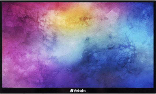 Verbatim PMT-15 IPS HDR Touch Portable Monitor 15.6" FHD 1920x1080 with Response Time 6ms GTG vue 9