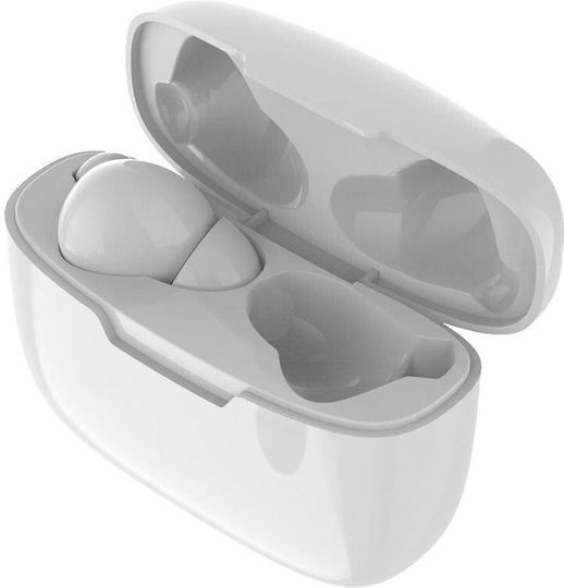 2GO "TWS Dynamic" In-ear Bluetooth Handsfree Earphones with Charging Case White view 1