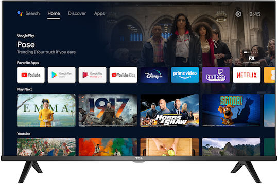 TCL Smart Television 32" HD Ready LED 32S6200 HDR (2021) view 1