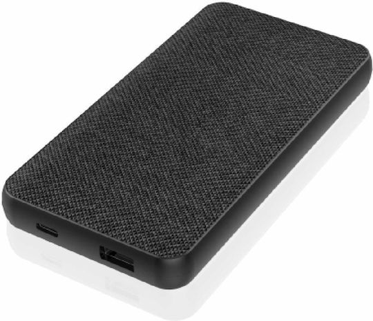 Sandstrom Power Bank 10000mAh 20W with USB-A Port and USB-C Port Black view 1