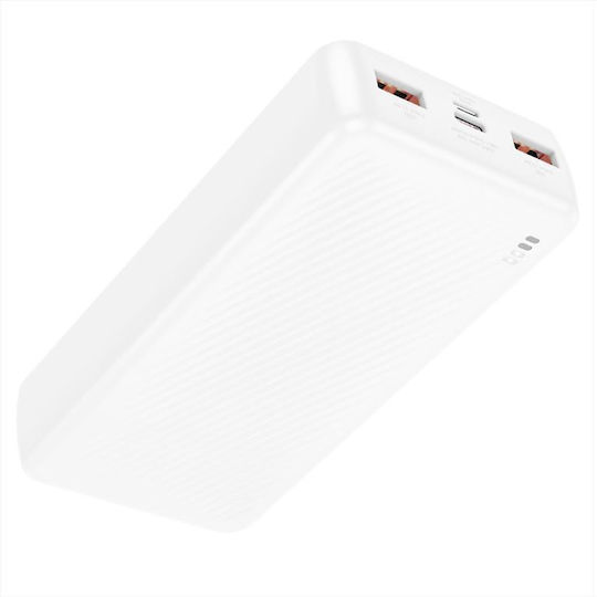 Borofone BJ56 Graceful Power Bank 10000mAh 22.5W with 2 USB-A Ports Black view 3