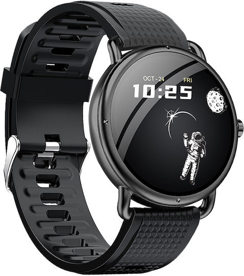 DAS.4 SG65 Smartwatch with Heart Rate Monitor (Black/Black) view 4