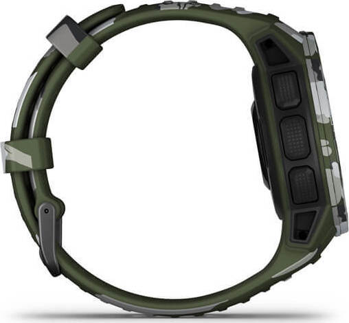 Garmin Instinct Solar 45mm Waterproof Smartwatch with Heart Rate Monitor (Lichen Camo) vue 5