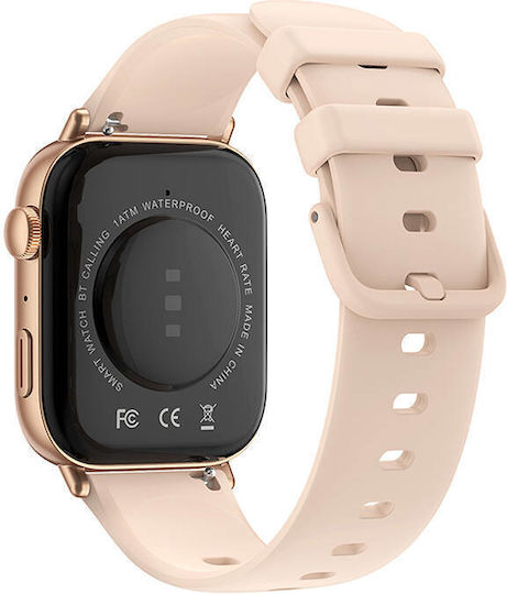 Colmi C8 Max Smartwatch with Heart Rate Monitor (Gold) view 4