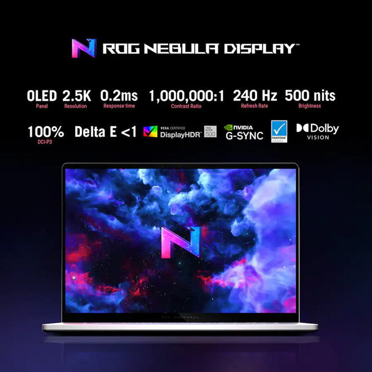 Asus ROG Zephyrus G16 16" OLED QHD+ 240Hz (Ultra 9-285H/32GB/2.0TB SSD/GeForce RTX 5070 Ti/W11 Pro) (US Keyboard) view 2