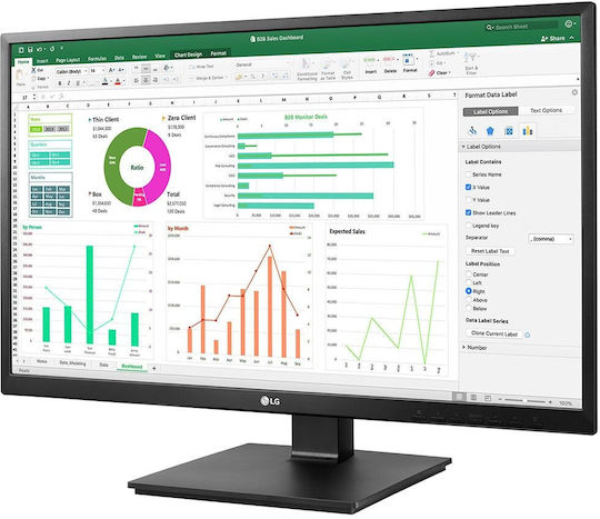 LG 27BN55UP-B IPS HDR Monitor 27" FHD 1920x1080 with Response Time 5ms GTG view 2