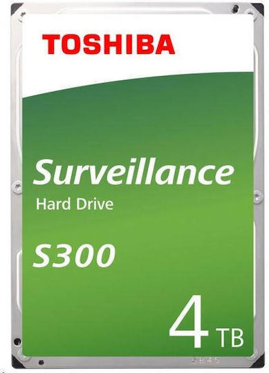 Toshiba S300 Surveillance 4TB HDD Hard Drive 3.5" SATA III 5400rpm with 128MB Cache for Recorder HDWT840UZSVA view 4
