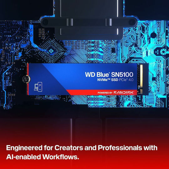 Western Digital Blue SSD 2TB PCle Card Type with PCI Express 4.0 Connection WDS200T5B0E view 2