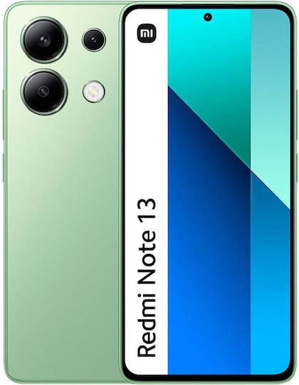 Xiaomi Redmi Note 13 4G NFC Dual SIM (8GB/256GB) Mint Green view 1