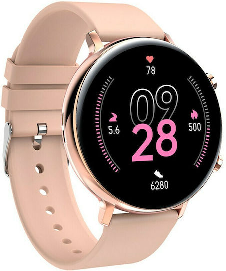 GW33 Pro Smartwatch with Heart Rate Monitor (Pink)
