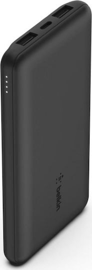 Belkin Boost Charge 10K Power Bank 10000mAh 15W with 2 USB-A Ports and USB-C Port Black view 2