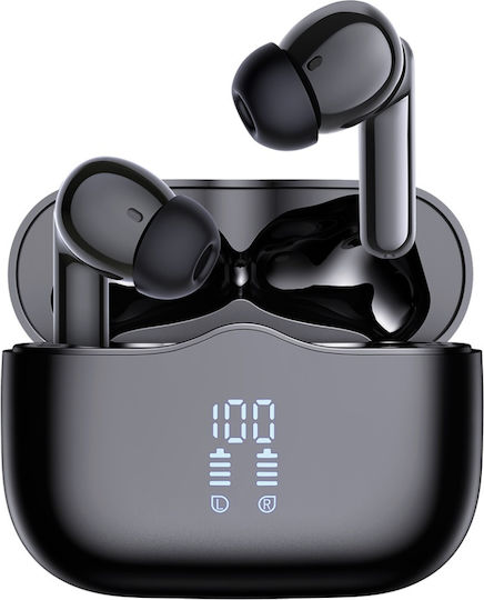 In-ear Bluetooth Handsfree Earphones with Charging Case Black view 1