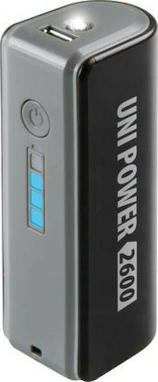 Lampa Uni-Power 2600mAh with USB-A Port Black view 8