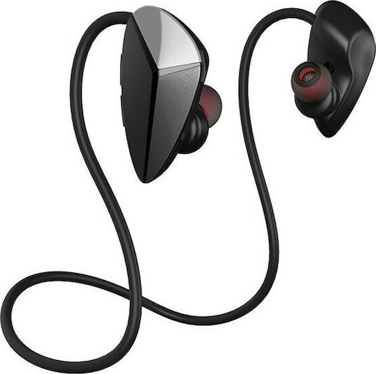 Awei A887BL In-ear Bluetooth Handsfree Earphones with Sweat Resistance Gray view 3
